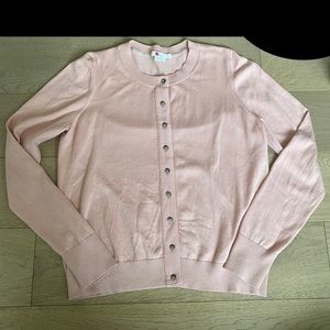 Boden Pink Button Up Cardigan Size M